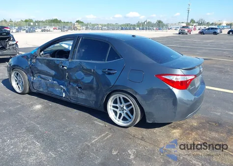 2016 Toyota Corolla Le Eco Premium from USA, damaged, VIN 5YFBPRHE3GP366480